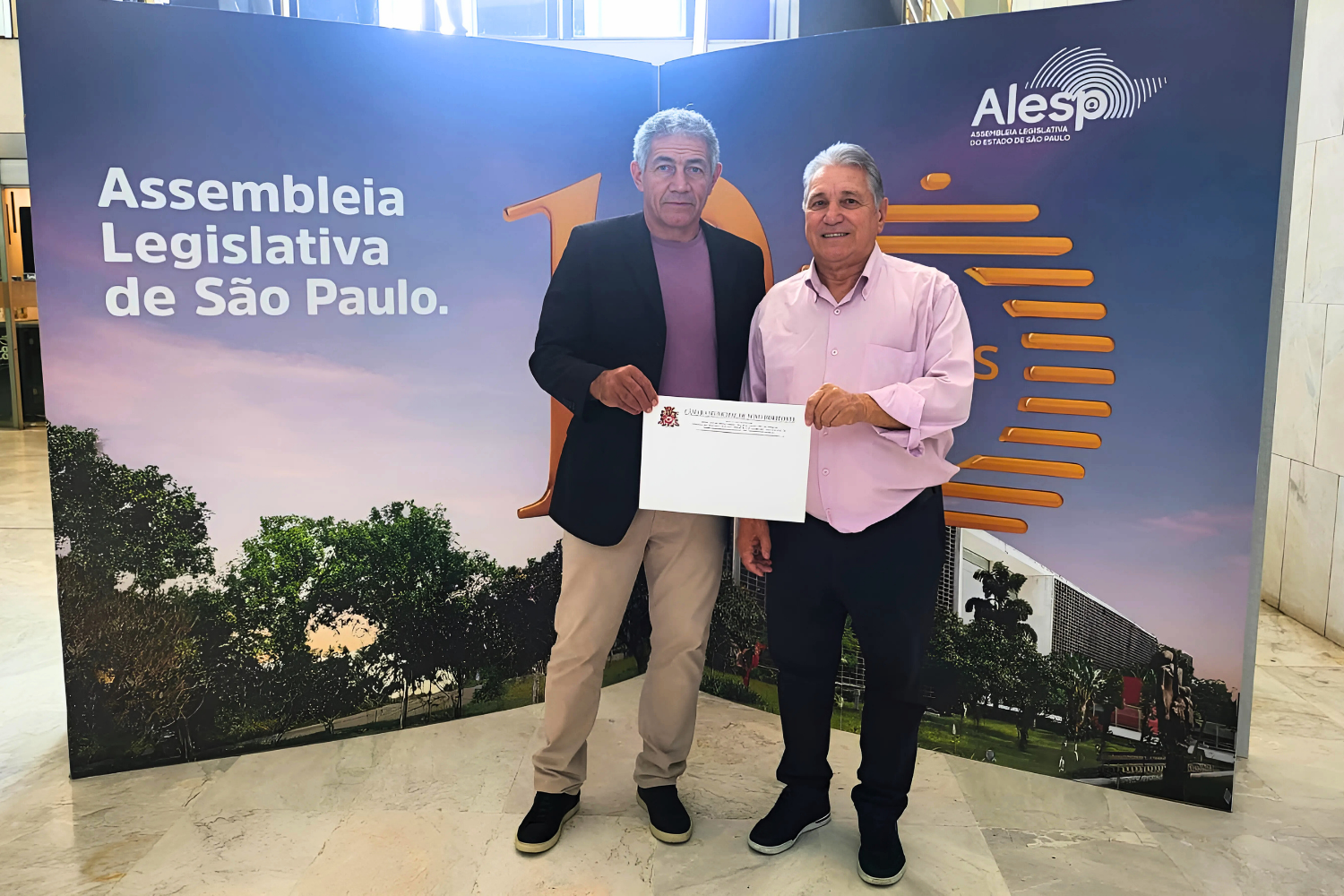 Vereadores Nelsinho Luiz e Carlinhos do Cota participaram de reunião na Alesp com o Deputado Estadual Rogério Nogueira